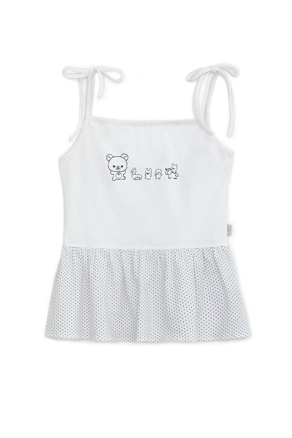 Babydoll Korilakkuma sleevless (White)