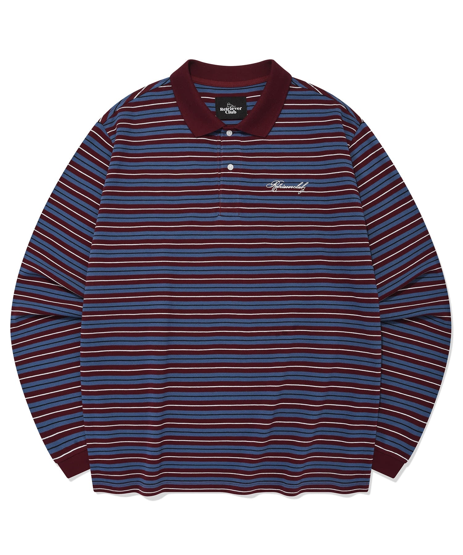 STRIPE PK SHIRTS [BURGUNDY]